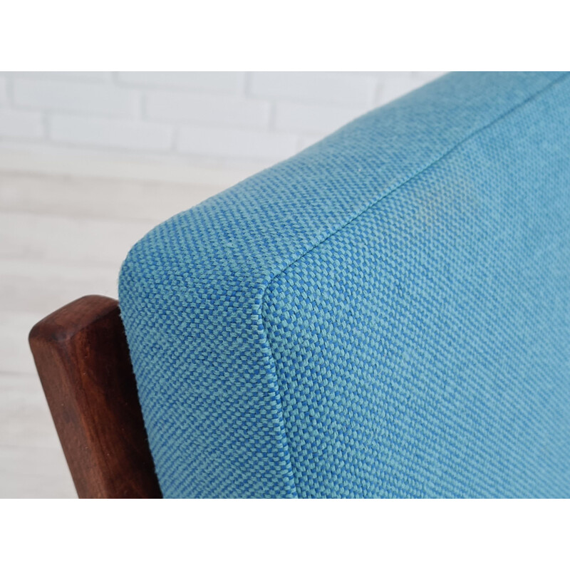 Vintage armchair, Trevira furniture fabric Danish 1960s