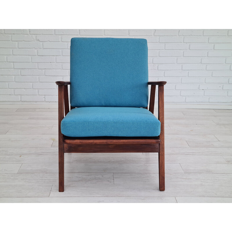 Vintage armchair, Trevira furniture fabric Danish 1960s