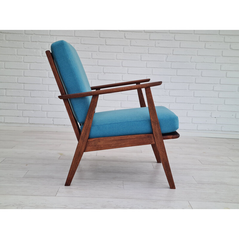 Vintage armchair, Trevira furniture fabric Danish 1960s