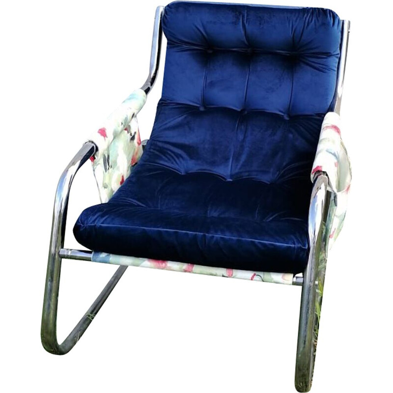Vintage ophangsysteem fauteuil 1970