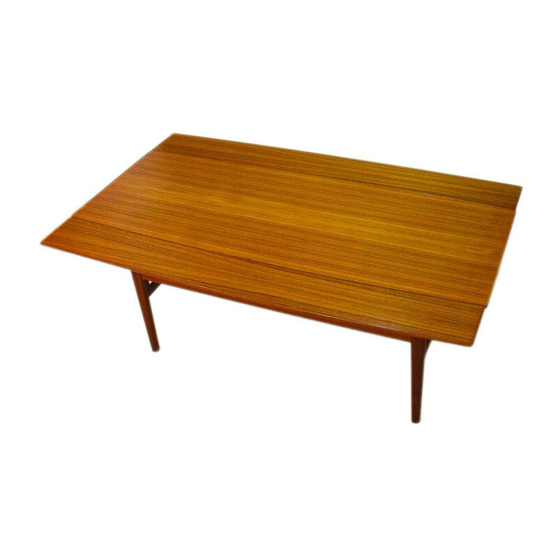 Vintage Elevator coffee table and dining table in teak, Denmark 1960