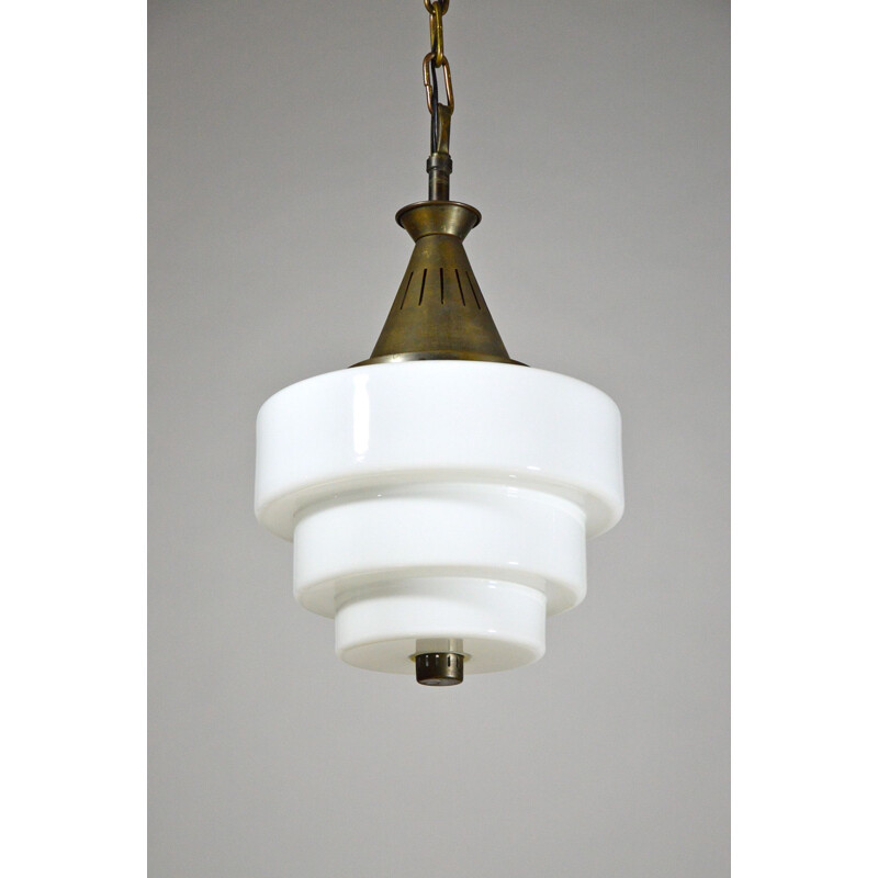 Vintage Art Deco Pendant Lamp by Philips 1930s