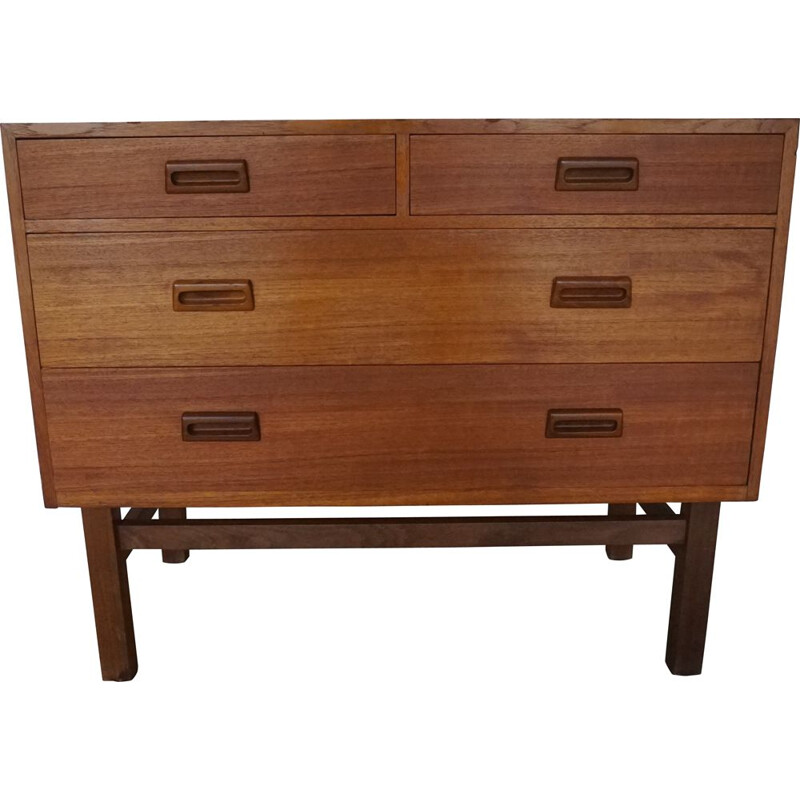 Vintage Teak Chest of Drawers by Vitze Møbelfabrik 1960s