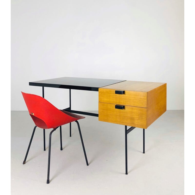 Vintage desk CM141 by Pierre Paulin for Thonet 1954s