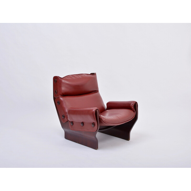 Vintage Modern P110 "Canada" lounge chair by Osvaldo Borsani for Tecno 1965s