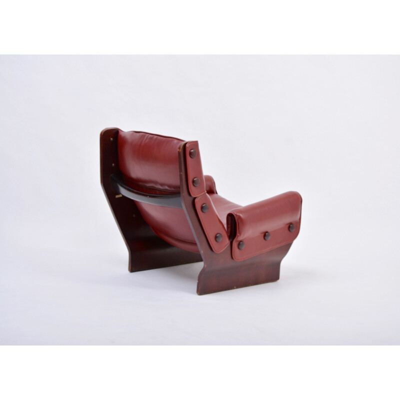 Vintage Modern P110 "Canada" lounge chair by Osvaldo Borsani for Tecno 1965s