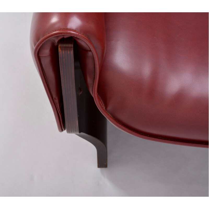 Cadeira de braços moderna P110 "Canada" de Osvaldo Borsani para Tecno 1965
