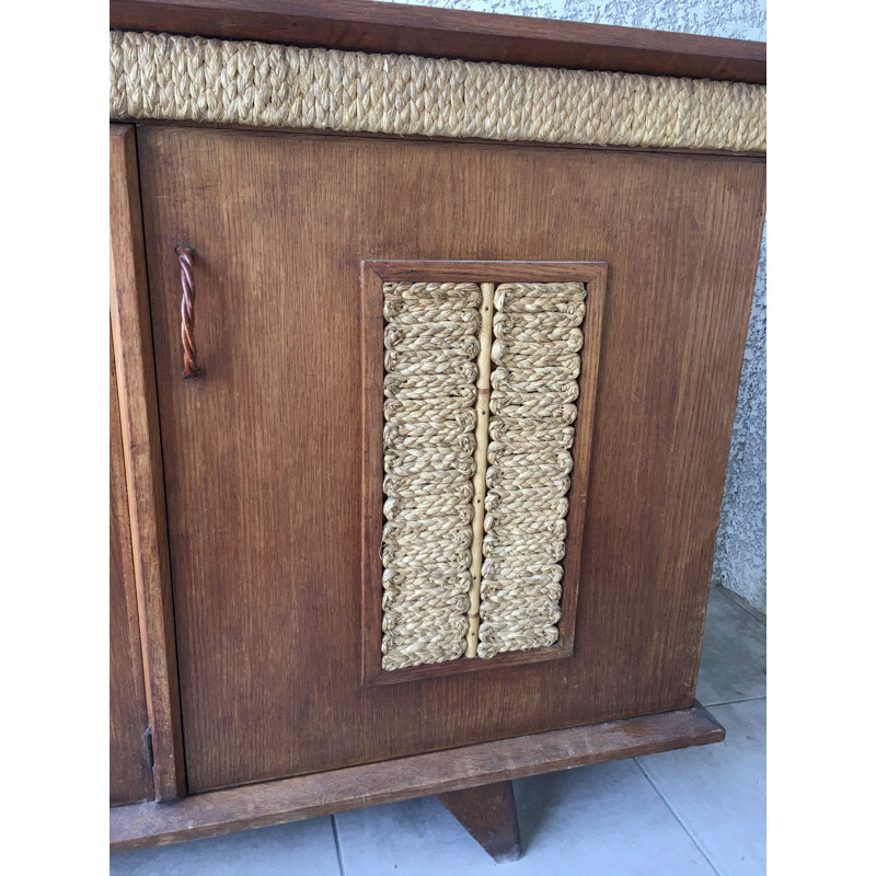 Vintage sideboard by Audoux-Minet 1950s