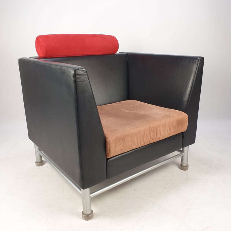 Vintage East Side Lounge Chair by Ettore Sottsass for Knoll, Italy 1980s