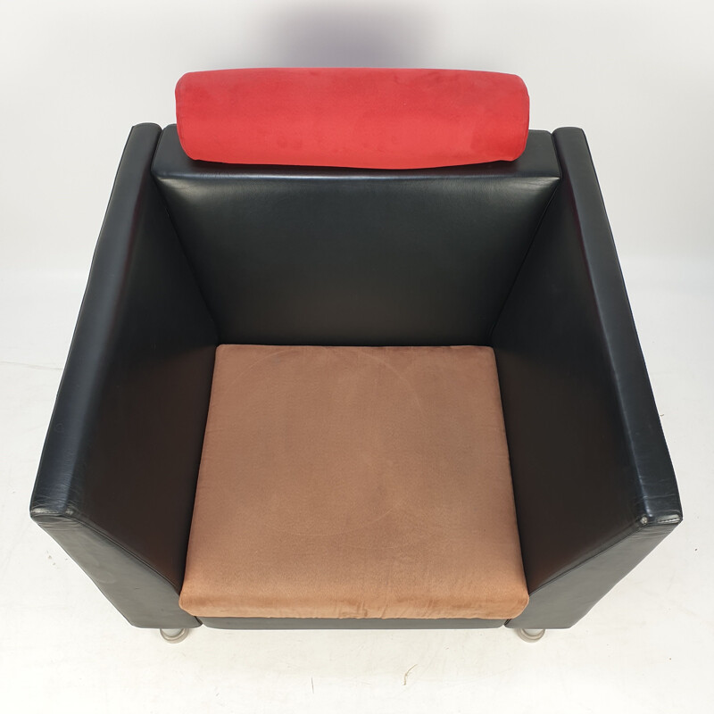 Fauteuil vintage East Side par Ettore Sottsass pour Knoll, Italie 1980