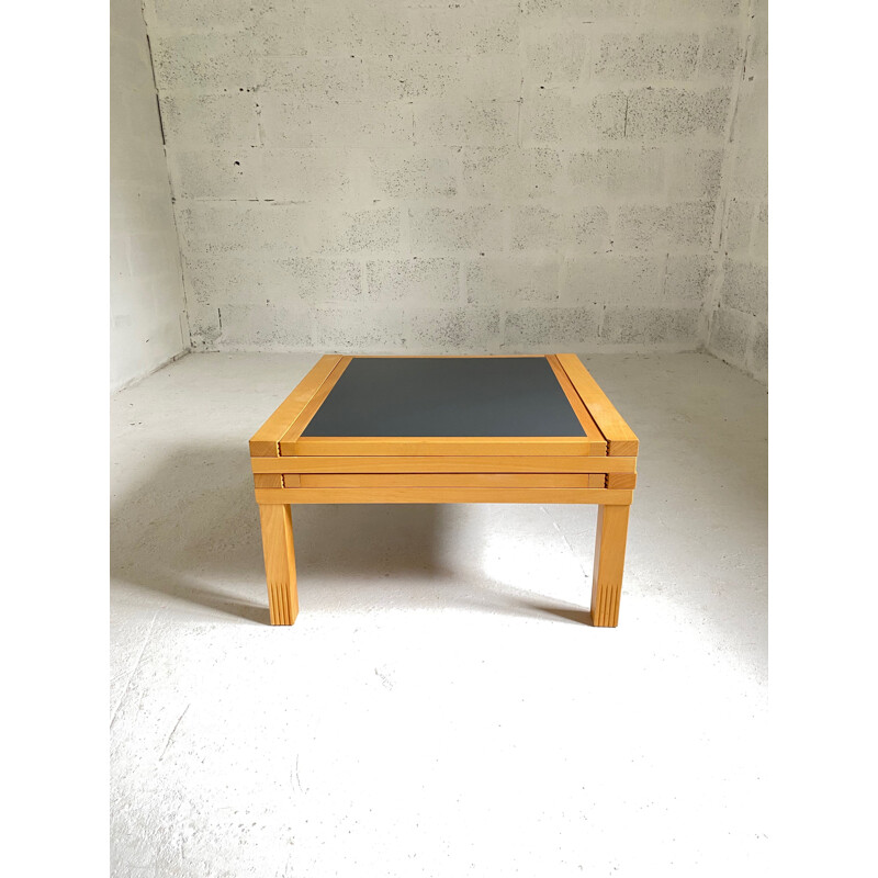 Vintage coffee table Hexa by Bernard Vuarnesson 1980s