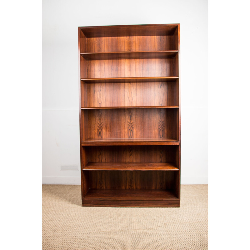 Large vintage Rio rosewood shelving unit by Borge Mogensen for Soborg Mobelfabrik, Danish 1960s