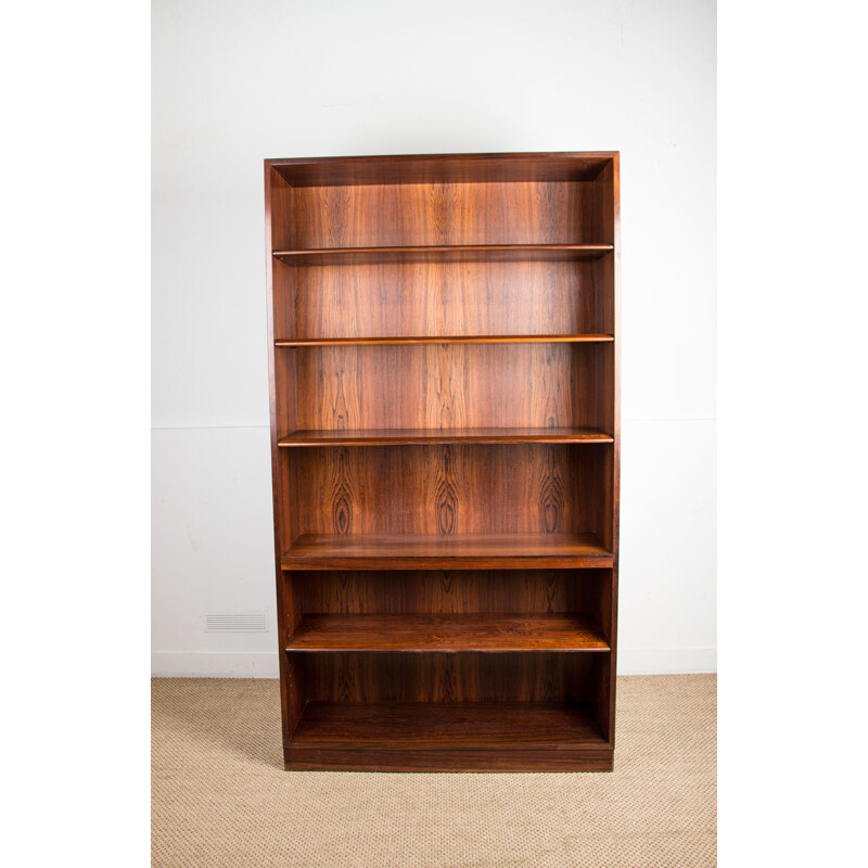 Large vintage Rio rosewood shelving unit by Borge Mogensen for Soborg Mobelfabrik, Danish 1960s