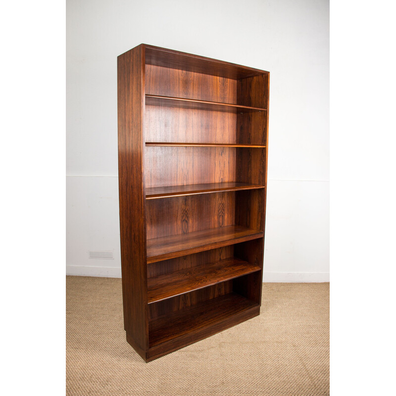 Large vintage Rio rosewood shelving unit by Borge Mogensen for Soborg Mobelfabrik, Danish 1960s