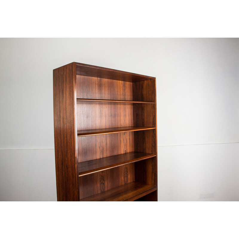 Large vintage Rio rosewood shelving unit by Borge Mogensen for Soborg Mobelfabrik, Danish 1960s