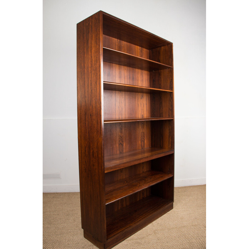 Large vintage Rio rosewood shelving unit by Borge Mogensen for Soborg Mobelfabrik, Danish 1960s