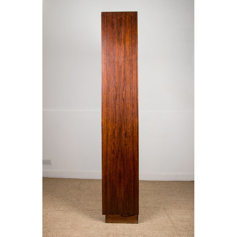 Large vintage Rio rosewood shelving unit by Borge Mogensen for Soborg Mobelfabrik, Danish 1960s