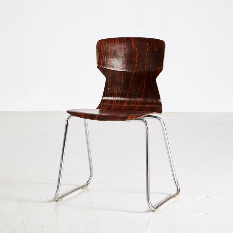 Vintage Stackable Obo Formsitz Chair from Casala 1970s