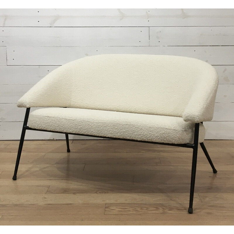 Vintage 2-seater sofa by Cabrol Maurice for Malita, France 1960s