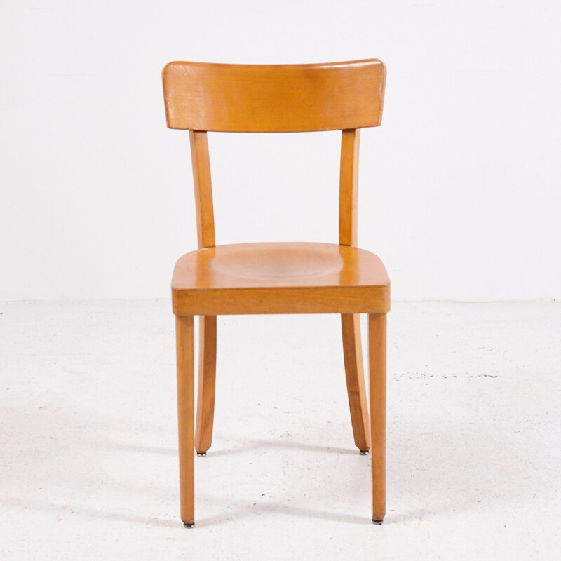 Vintage Beech Side Chair 1970s