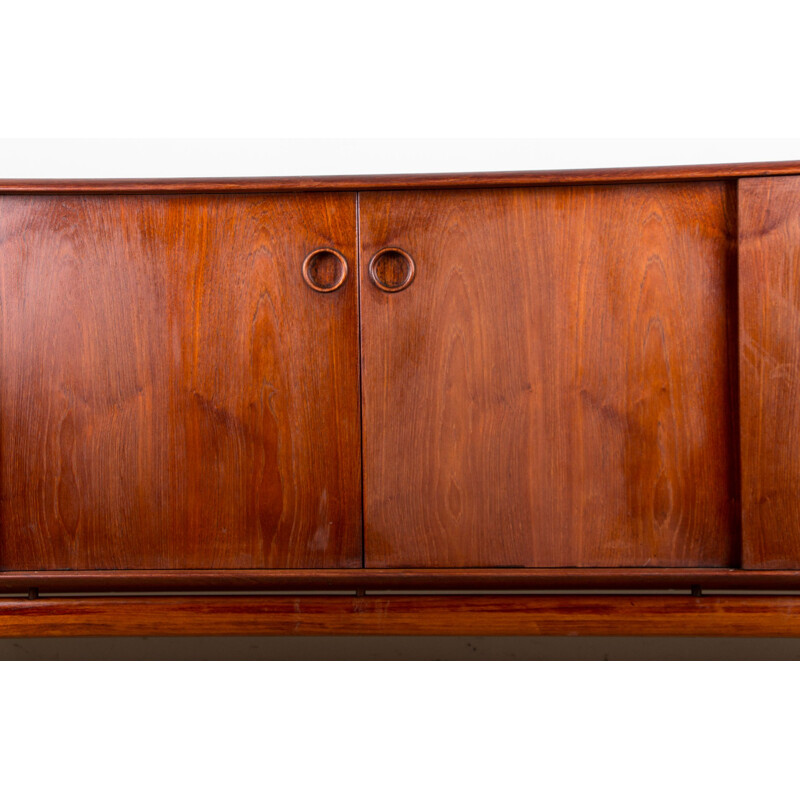 Vintage teak sideboard by Arne Hovmand-Olsen for Mogens Kold, Danish 1960s