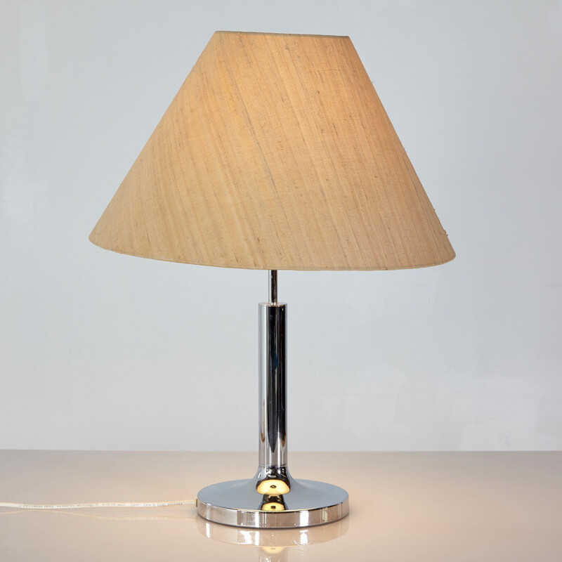 Lampe de table vintage en métal, Allemagne 1960