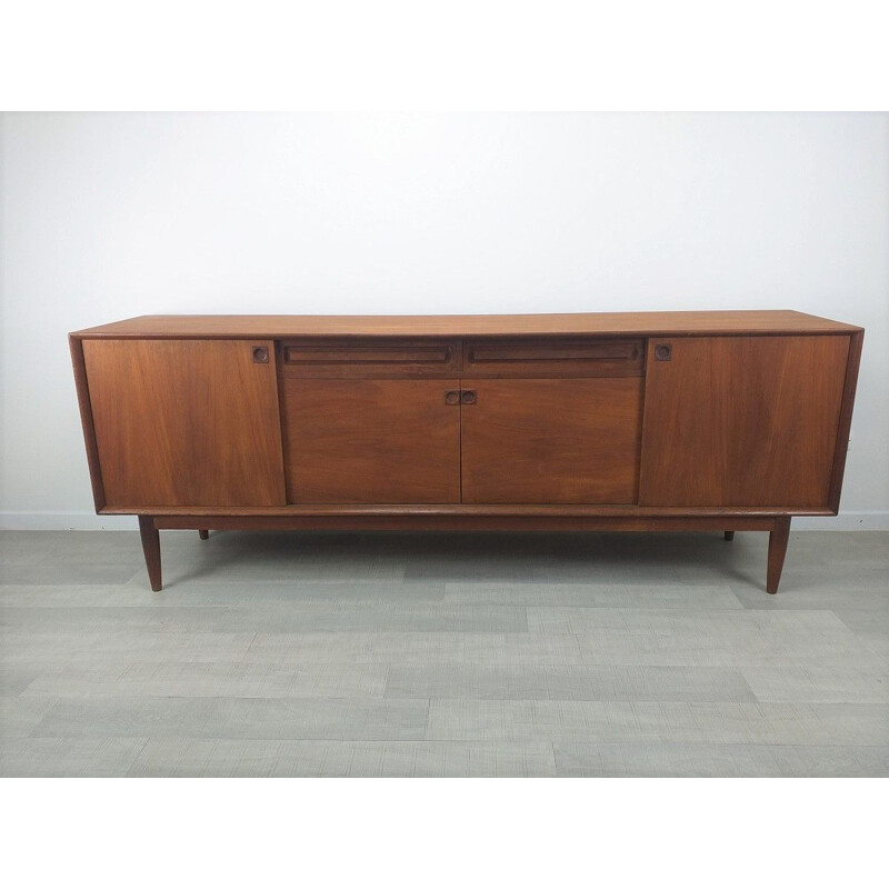 Vintage teak sideboard by Edvard Valentinsen, Scandinavian 1960s