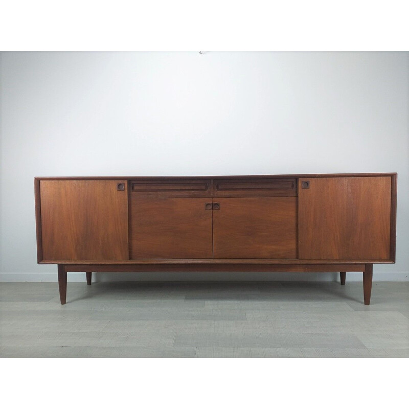 Vintage teak sideboard by Edvard Valentinsen, Scandinavian 1960s