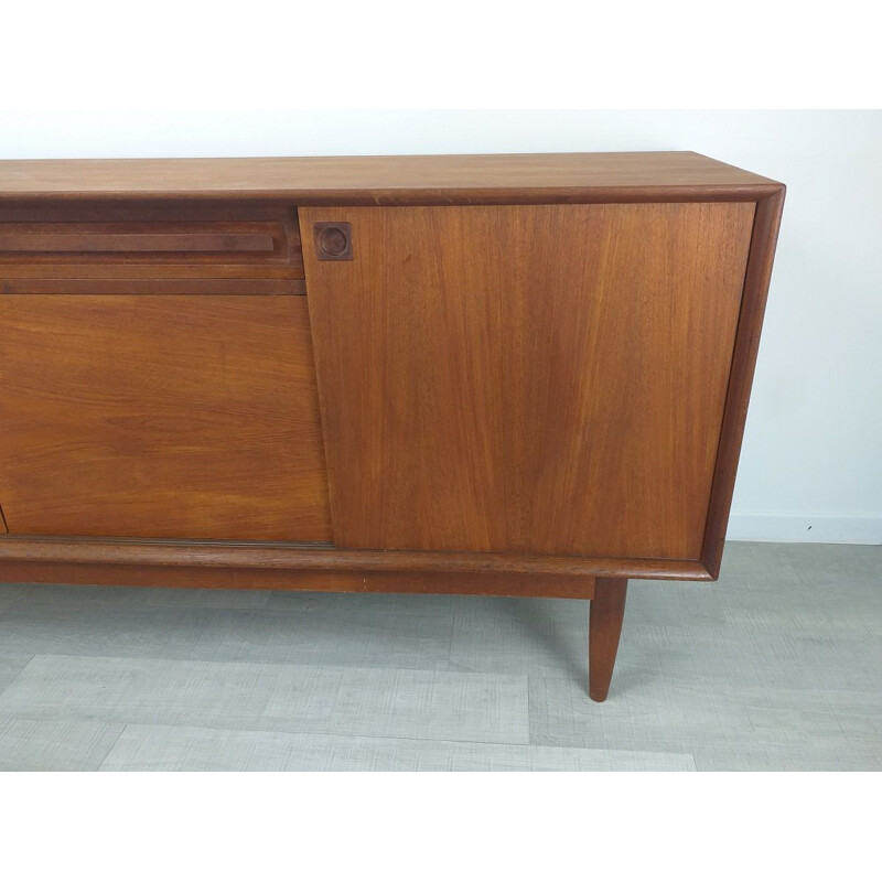 Vintage teak sideboard by Edvard Valentinsen, Scandinavian 1960s