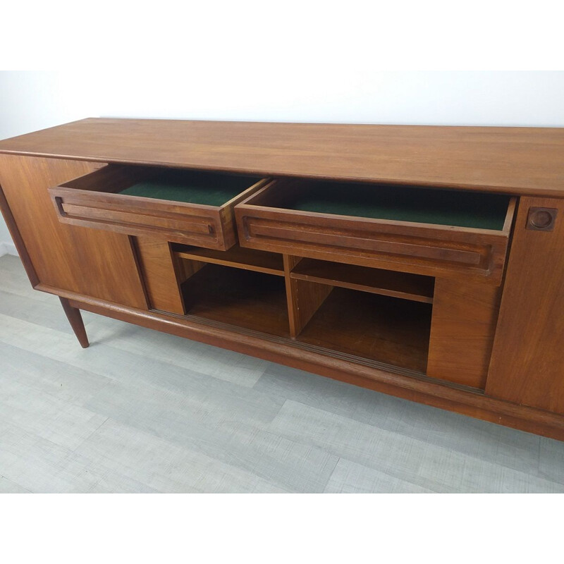 Vintage teak sideboard by Edvard Valentinsen, Scandinavian 1960s