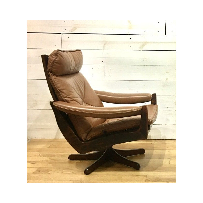 Fauteuil vintage à système par Soda Galvano pour Lied Mobler, Norvège 1970