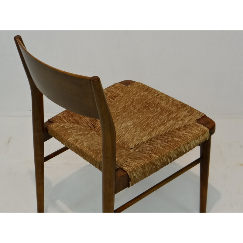 Suite de six chaises à repas Wilkhahn en teck, Georg LEOWALD - 1950