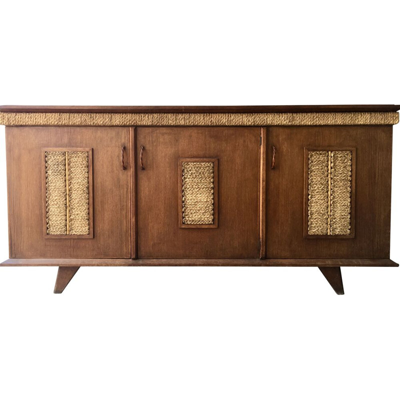 Vintage sideboard by Audoux-Minet 1950s