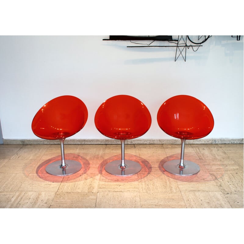 Lot de 6 fauteuils vintage Eros de Phillip Starck pour Kartel 1999