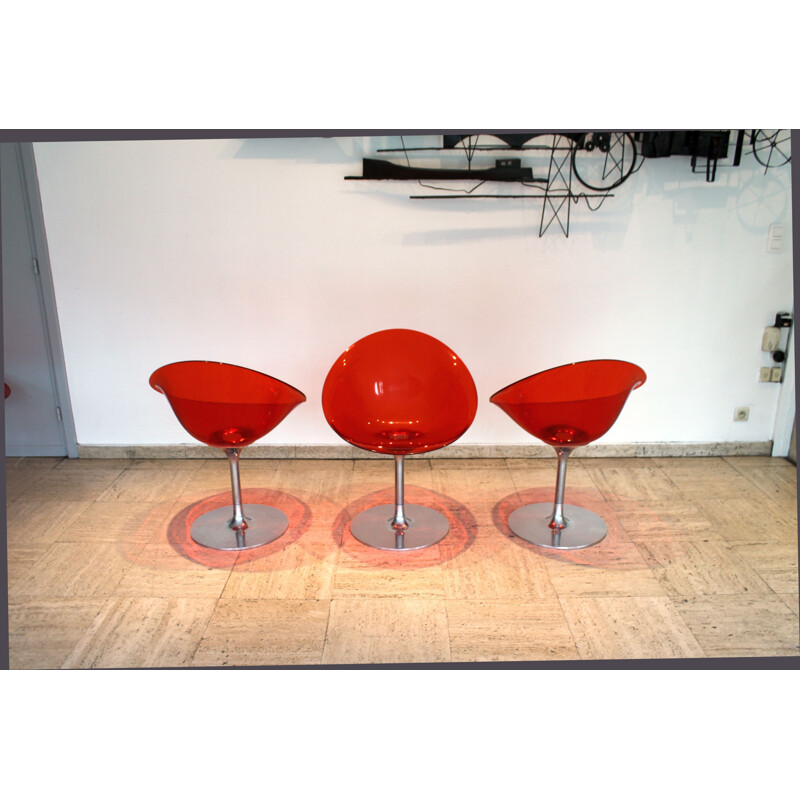 Set of 6 vintage Eros armchairs by Phillip Starck for Kartel 1999s