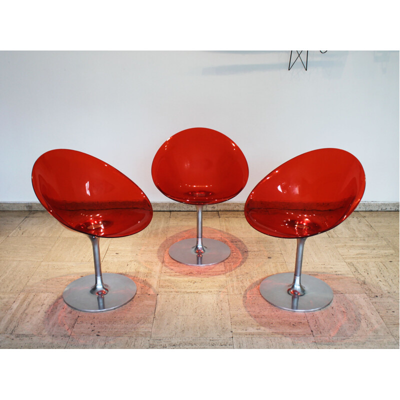 Set of 6 vintage Eros armchairs by Phillip Starck for Kartel 1999s