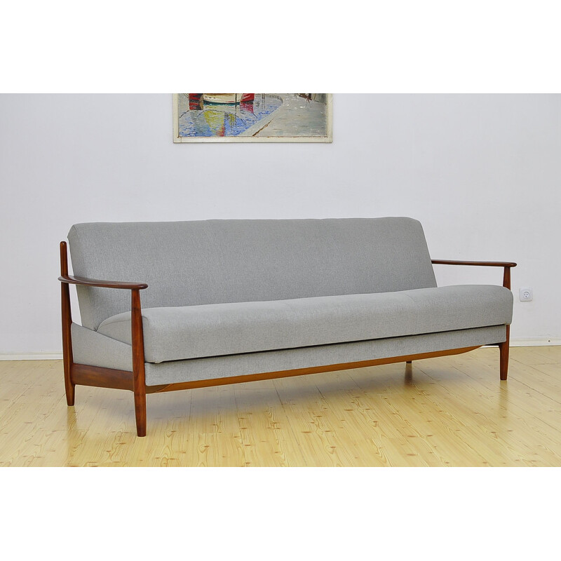 Vintage teak Sofa Bed, Danish 1960s