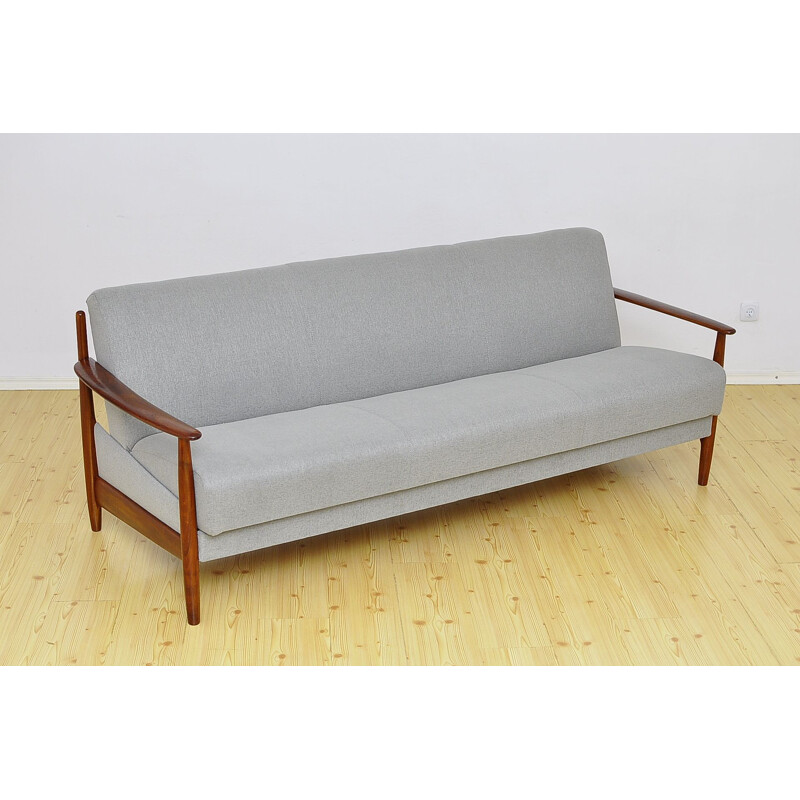 Vintage teak Sofa Bed, Danish 1960s