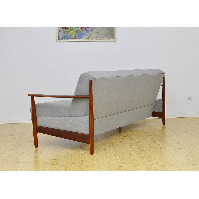 Vintage teak Sofa Bed, Danish 1960s