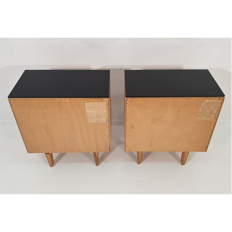 Pair of vintage Nightstands by Frantisek Mezulanik, Scandinavian 1970s