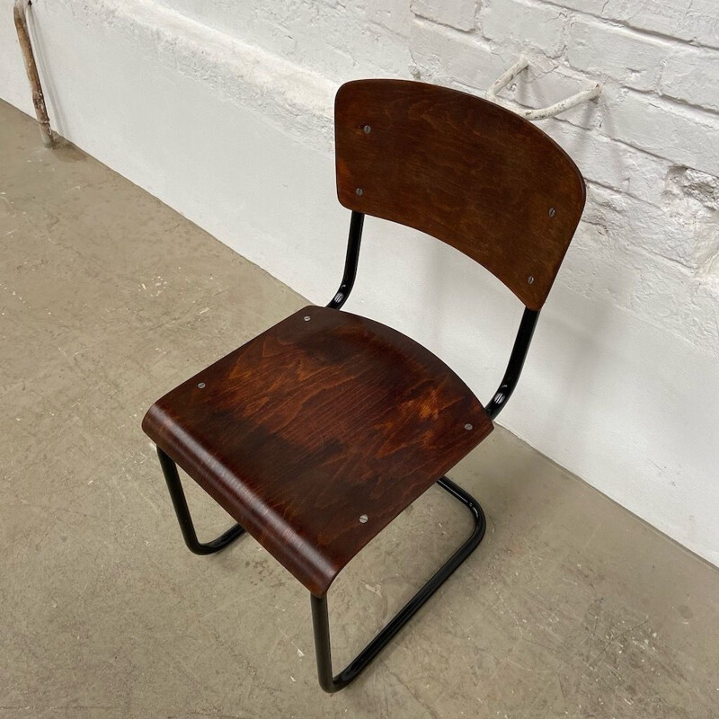 Set of 4 vintage Bauhaus chairs 1930s