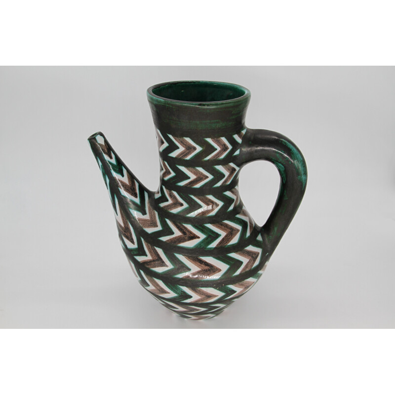 Vintage ceramic pitcher Robert Picault, 1950