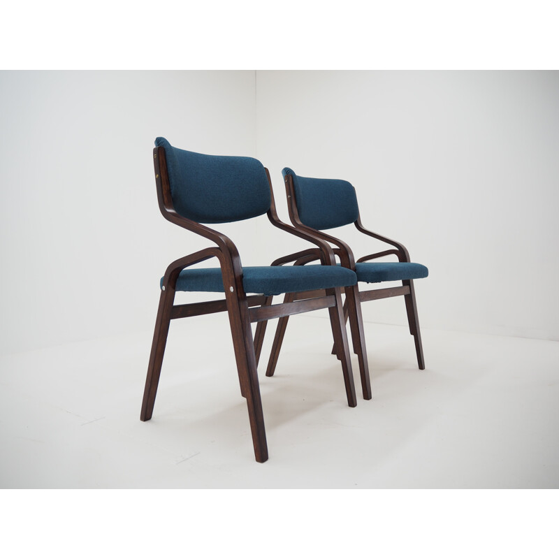 Vintage Bentwood Chairs by Ludvík Volák Holešov, Czechoslovakia 1970s