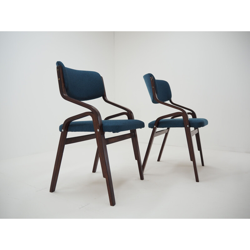 Vintage Bentwood Chairs by Ludvík Volák Holešov, Czechoslovakia 1970s