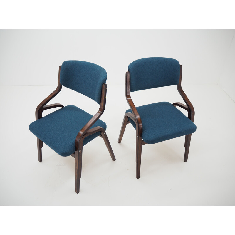 Vintage Bentwood Chairs by Ludvík Volák Holešov, Czechoslovakia 1970s