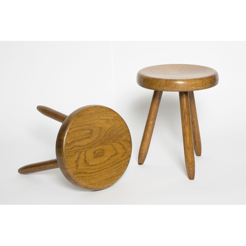 Vintage Charlotte Perriand stool by Steph Simon