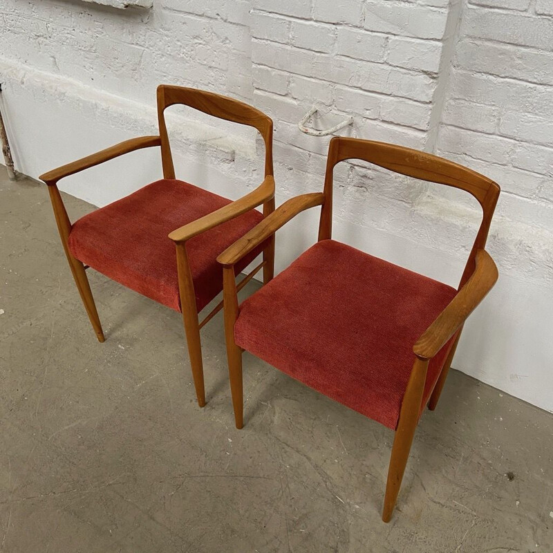 Pair of vintage Dining chairs by Karel Vycital 1960s