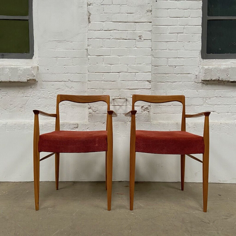 Pair of vintage Dining chairs by Karel Vycital 1960s