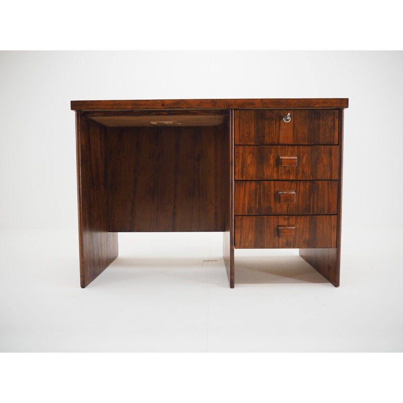 Vintage Working Desk Table, Czechoslovakia 1960s