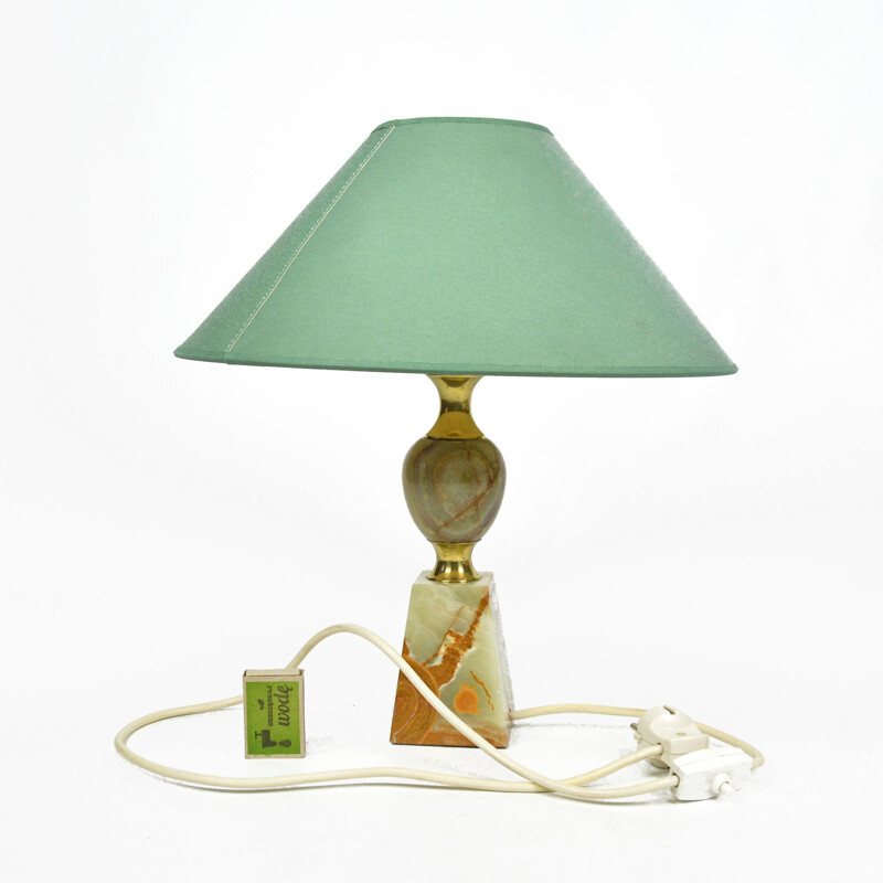 Vintage Alabaster table lamp, Italy 1950s